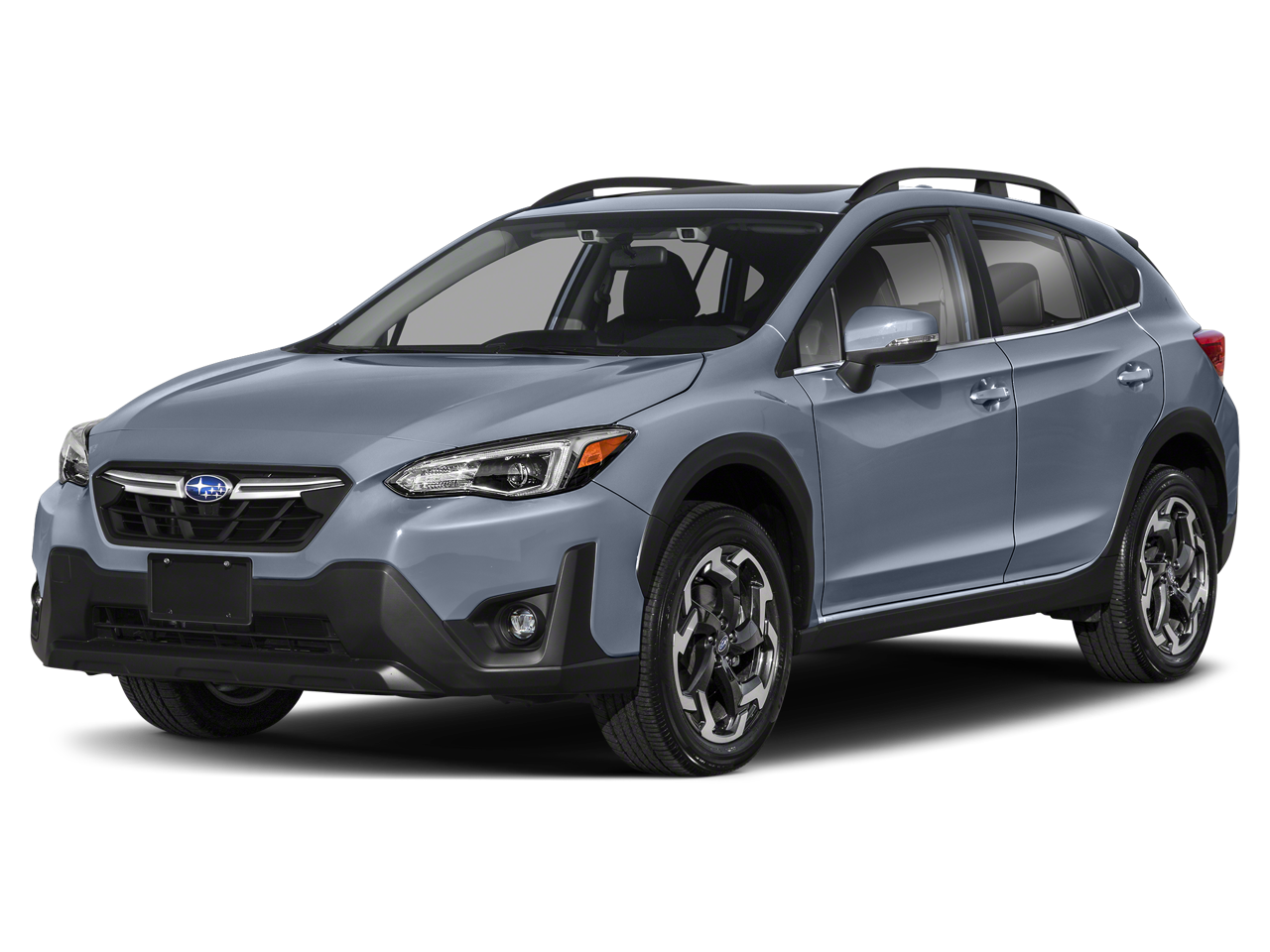 2022 Subaru Crosstrek Limited in Cool Gray Khaki — front three-quarter view