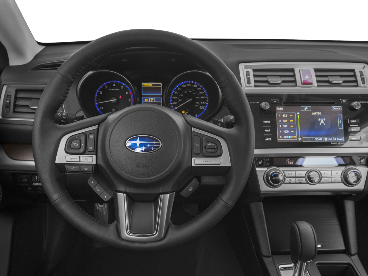 2017 Subaru Outback — interior view