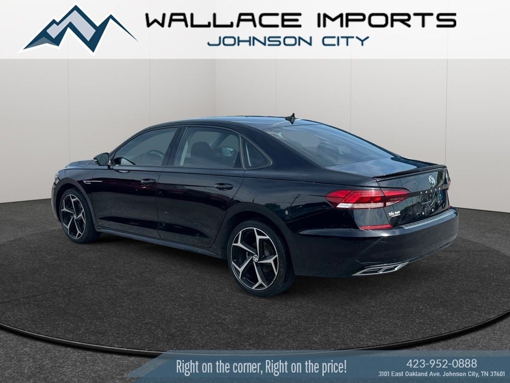 2020 Volkswagen Passat — rear three-quarter view