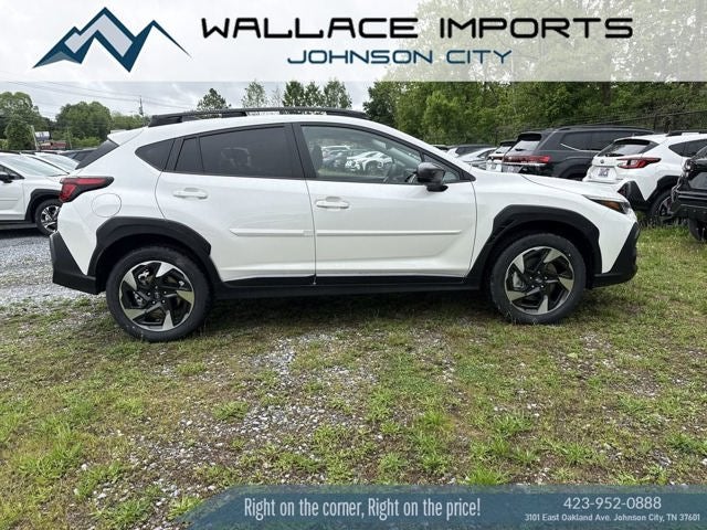 2026 Subaru CROSSTREK Limited in Crystal White Pearl — front three-quarter view