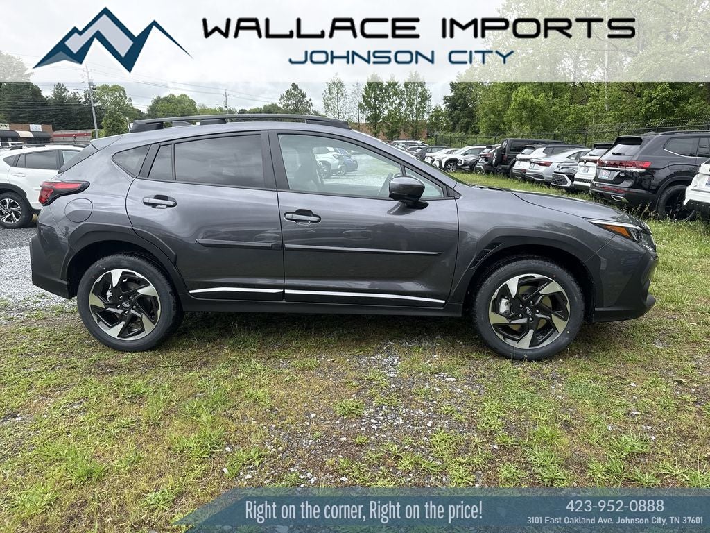 2026 Subaru CROSSTREK Limited in Magnetite Gray Pearl — front three-quarter view