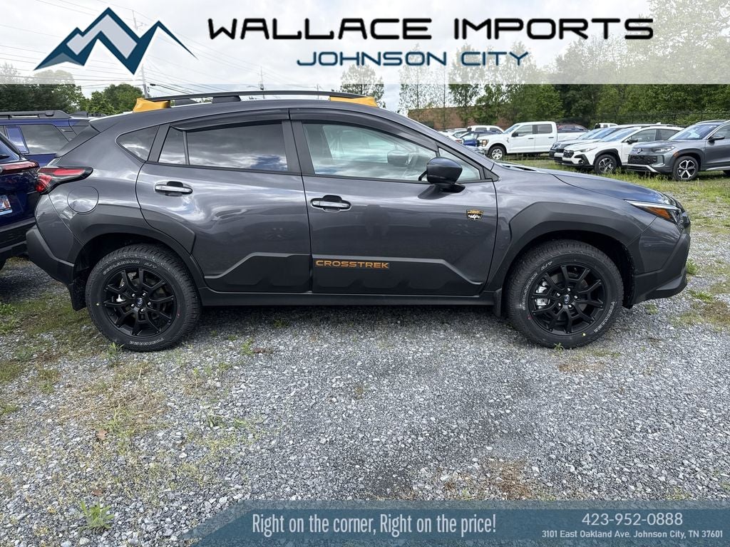 2026 Subaru CROSSTREK Wilderness in Magnetite Gray Pearl — front three-quarter view