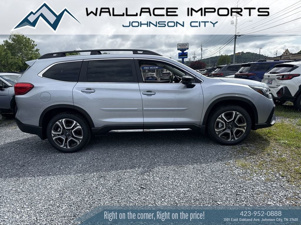 2026 Subaru ASCENT Limited 8-Passenger in Ice Silver Metallic — front three-quarter view