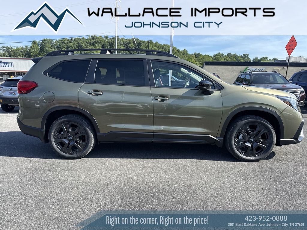 2026 Subaru ASCENT Onyx Edition Touring 7-Passenger in Autumn Green Metallic — front three-quarter view