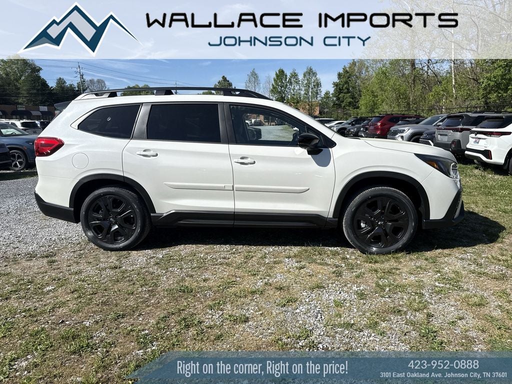 2026 Subaru ASCENT Onyx Edition Touring 7-Passenger in Crystal White Pearl — front three-quarter view