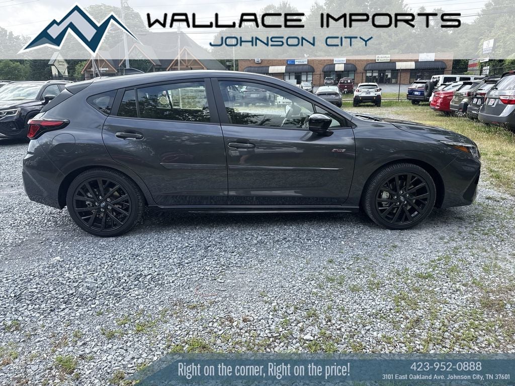 2026 Subaru IMPREZA RS in Magnetite Gray Metallic — front three-quarter view