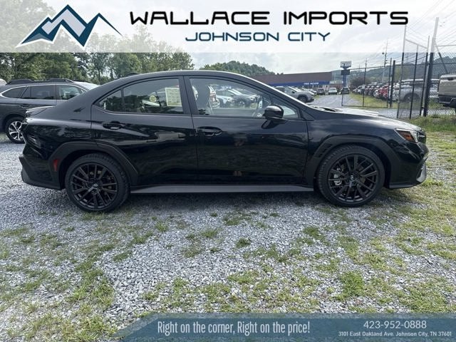 2026 Subaru WRX Premium in Crystal Black Silica — front three-quarter view