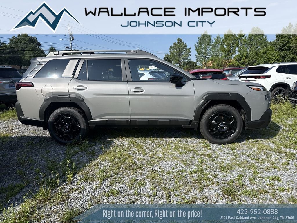 2026 Subaru OUTBACK Limited in River Rock Pearl — front three-quarter view