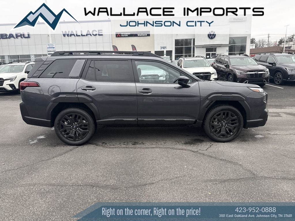 2026 Subaru OUTBACK Limited XT in Magnetite Gray Metallic — front three-quarter view