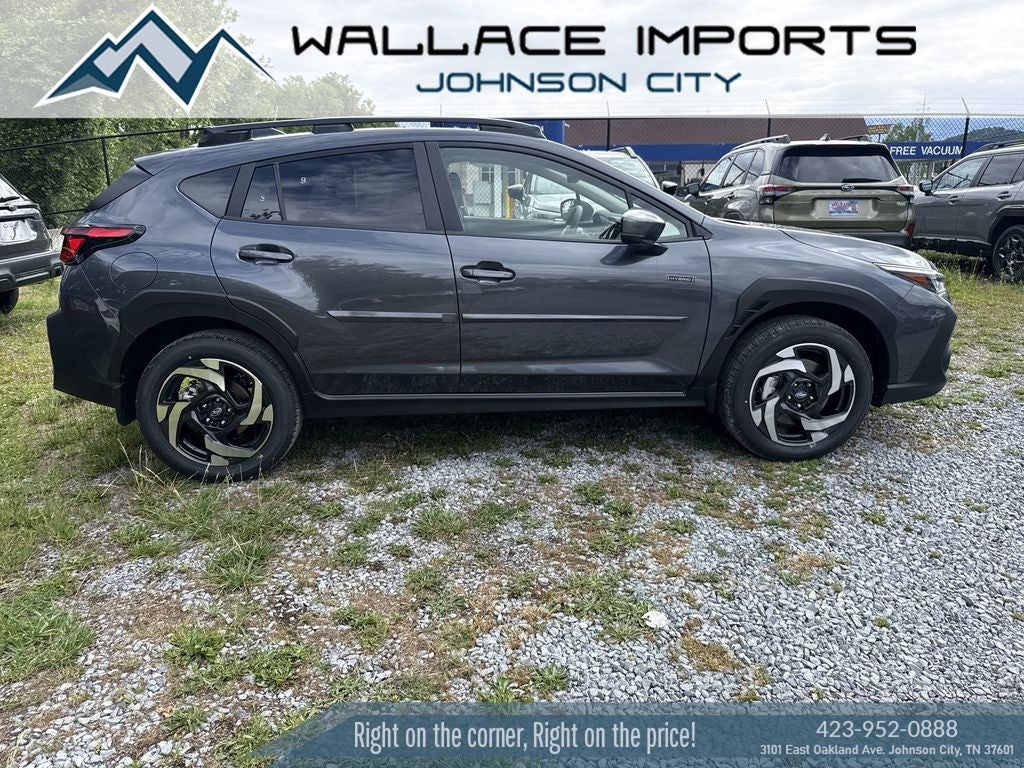 2026 Subaru CROSSTREK Limited Hybrid in Magnetite Gray Pearl — front three-quarter view
