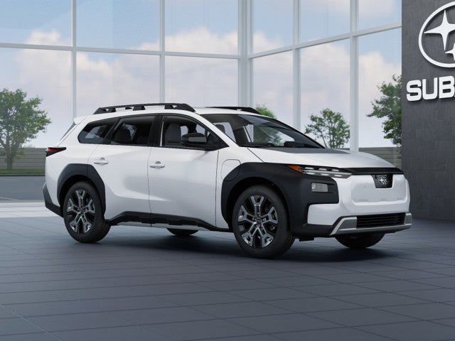 2026 Subaru TRAILSEEKER Limited in Crystal White Pearl — front three-quarter view